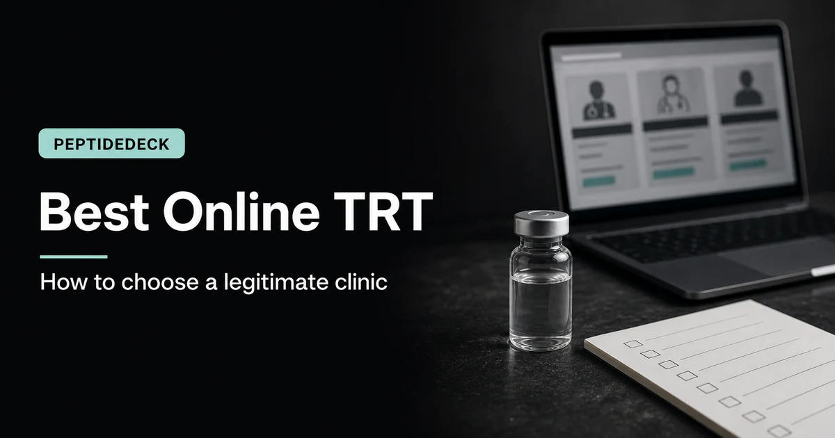Best TRT Online: How to Pick a Legit Clinic